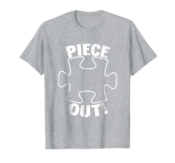 

jigsaw puzzle lover gift t-shirt piece out funny peace tee, White;black