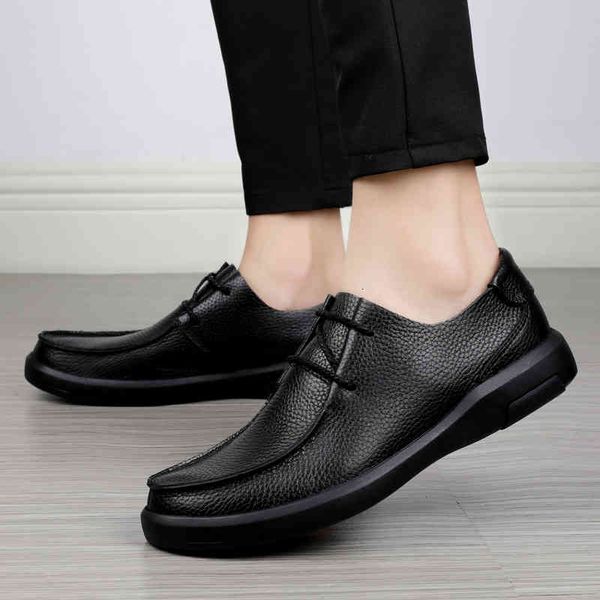 

dress shoes oxford - men's leather formal shoes, casual shoes with shoelaces, luxury brand, large 37-47 qwed, Black