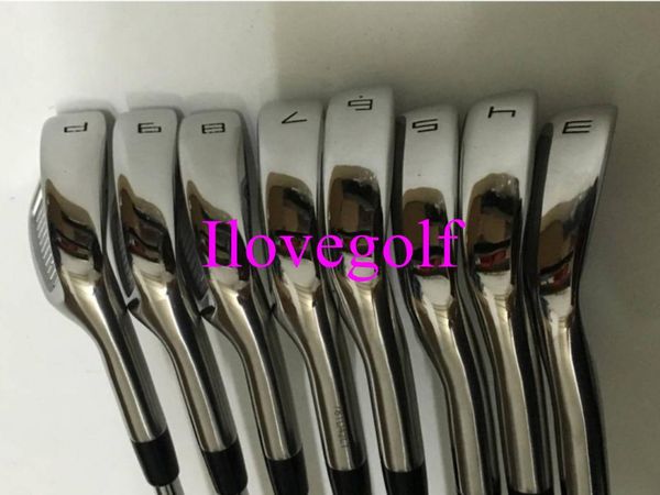 

p-760 golf clubs irons set 8pcs p760 3-9p regular/stiff steel/graphite shafts headcovers dhl complete of