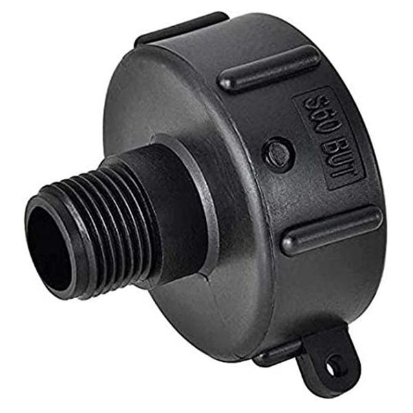 

other home decor 275 330 ibc tote adapter water hose male garden drain plug connector - coarse thread x