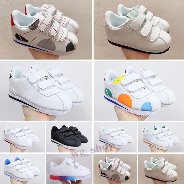 

2021 shoes men and women casual sports shoe sport leather original cortez super moire walking size 36-44, Black