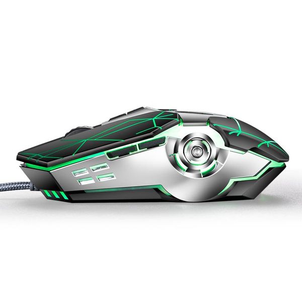 

mice q7 macro programming gaming mouse usb braided wired gamer rgb professional optical ergonomics adjustable 4000 dpi