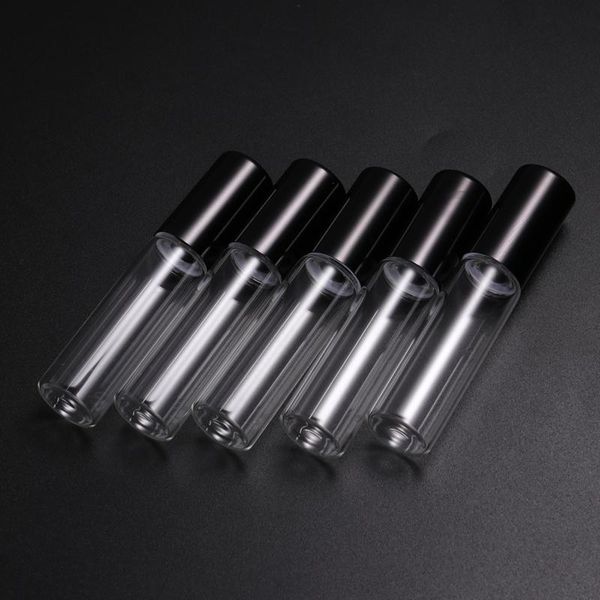 

storage bottles & jars 10pcs 5ml roller refillable essential oils metal container for perfumes
