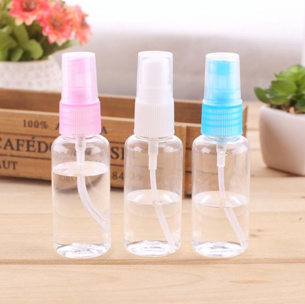 

2021 30ml travel portable sub-bottle push-type spray bottle plastic transparent pet dispensing small spray bottle small watering can