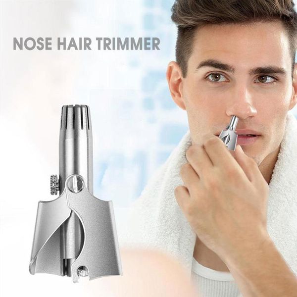 

electric nose & ear trimmers hair trimmer for men cleaner steel manual device mechanical shaving and removal tools b5z6
