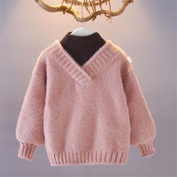 

pullover arrival girl sweater children clothing knitted girls knitwear 3-12t kids, Blue