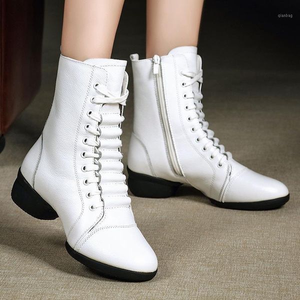 

boots cowhide leisure deep women's autumn 2021 sports winter mouth single high shoes1, Black