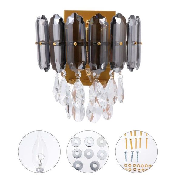 

wall lamp 1pc crystal craft hanging indoor chandelier decor ceiling