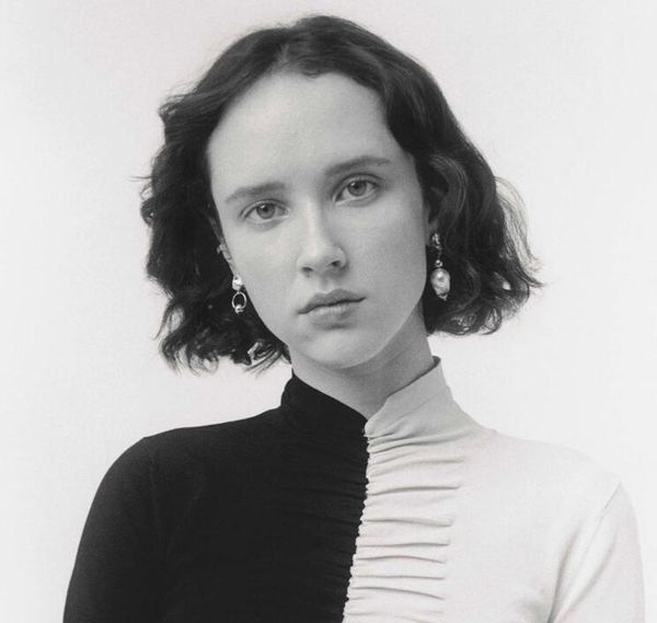 

justine clenquet zircon baroque natural pearl earrings fashion trend women's earrings, Golden