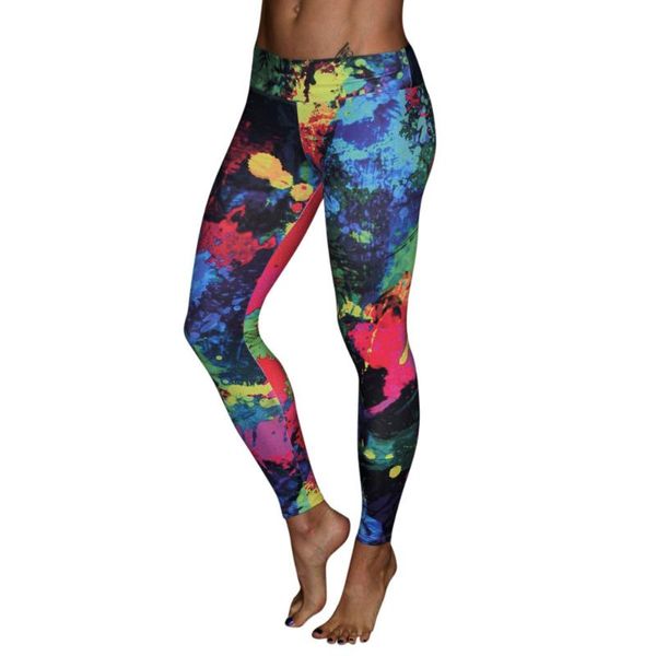

yoga outfit womens workout running gym sports pants leggings printed fitness stretch trousers jeggings pantalones mujer c0228