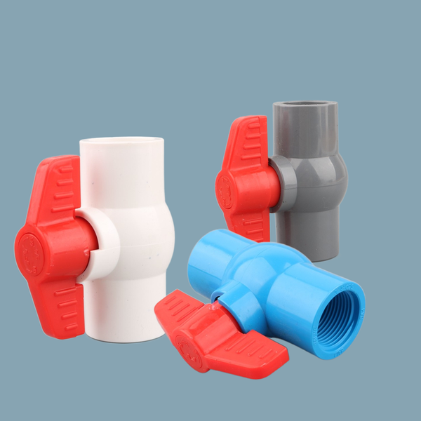 

watering equipments 1pc 1/2 3/4 1 inch female thread pvc ball valve connector water pipe fittings for garden irrigation aquarium fish tank a