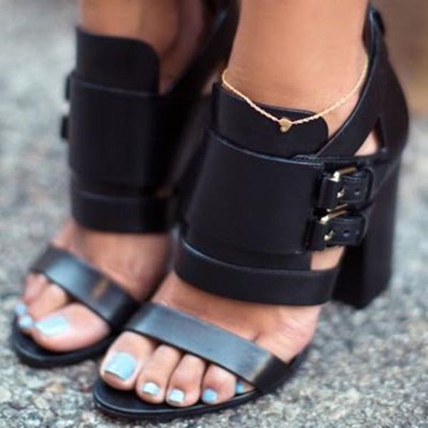 

lanlojer beautiful shoes,high heels party sandals wedding,leather ,about11 cm high-heeled peep toe sandals,banquet shoes, Black