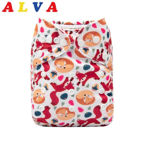 

alvababy pocket diapers size adjustable baby nappy with 1pc reusable insert cloth