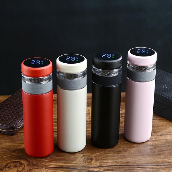 

water bottles high grade tea separation cup double layer men's and women's portable heat insulation