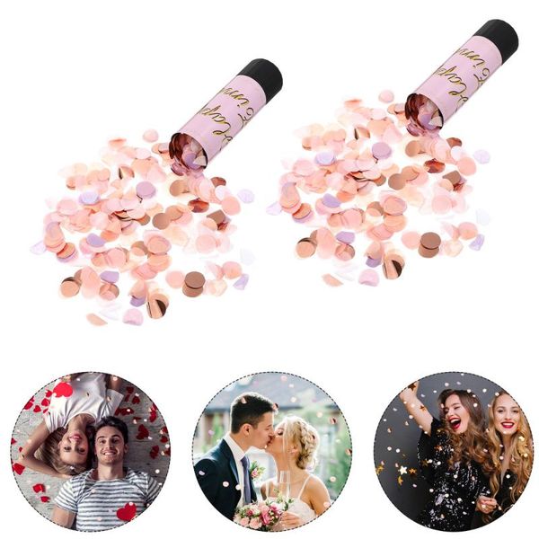 

party decoration 4pcs creative wedding confetti decorations handheld cannons