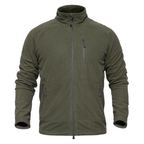 

men's jackets mens fleece tactical jacket warm clothes outdoor camping hunting mountaineering hiking sports sweater army fan overalls, Black;brown