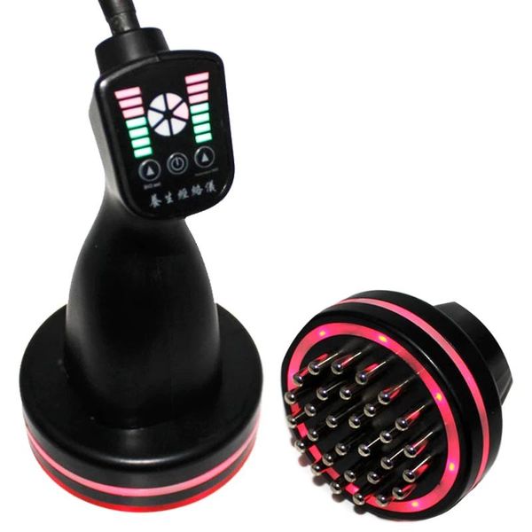 

electric far infrared meridian massage brush vibration heating scraping acupressure microcurrent body massager massagers