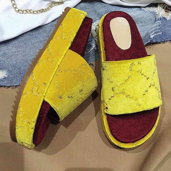

slippers women brand luxurious fashion embroidery woman and men flat heels peep toes shoes ladies platform color mixing slip-on summer na8f, Black