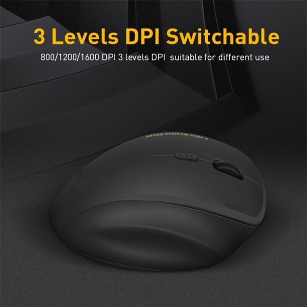 

mice wireless mouse ergonomic computer pc optical mause with usb receiver 6 buttons 2.4ghz 1600 dpi for laptop