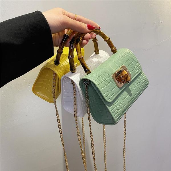 

luxury designer mini handbags purses women crossbody bags 2021 fashion bamboo handle ladies messenger casual totes shoulder