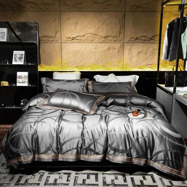 

bedding sets noble luxury jacquard cotton set home textile quilt duvet cover sheet pillowcases full  king size 4pcs