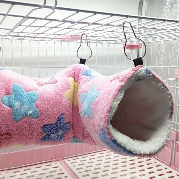 

cat beds & furniture small animal hanging tunnel hamster toy hammock swing chinchilla ferret, squirrel guinea pig rat bedding play and sleep