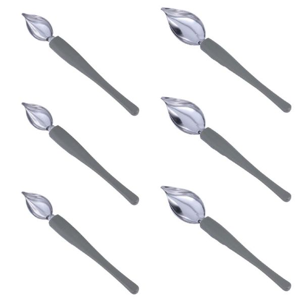 

spoons 6pcs plate dish sauce painting pencil chocolate tool culinary spoon
