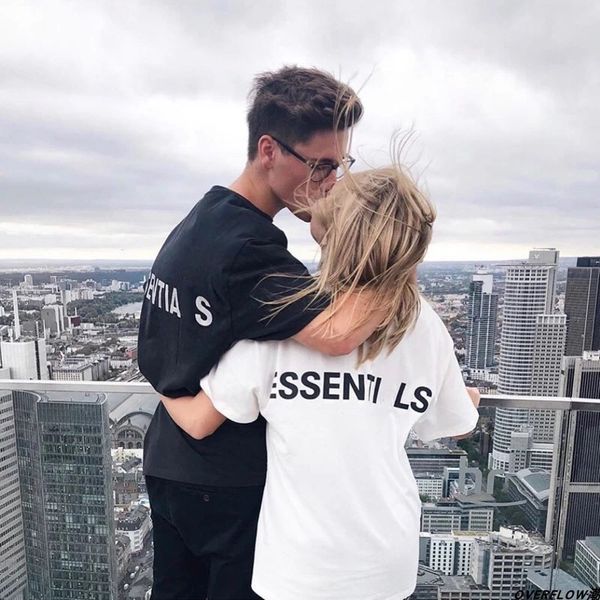 

luxury design ess + summer reflective alphabet print t-shirt casual style short sleeve, White