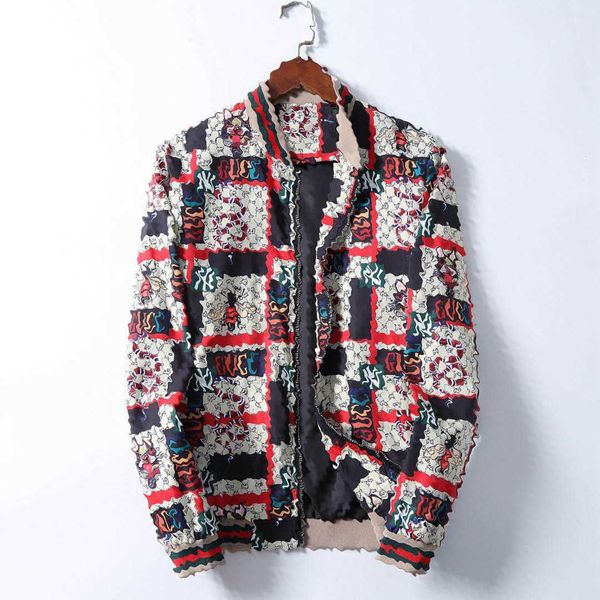 

2021ss fashion designer mens jackets windbreaker long-sleeved men printed letter hoodie clothing zipper jacket coat plus size clothes, Black;brown