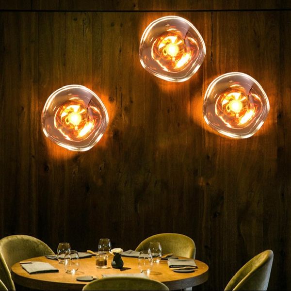 Creative Flat Lava Lampade da parete Divano accanto a luci a led per specchio Bagno Camera da letto Soggiorno Diametro 30 cm 50 cm