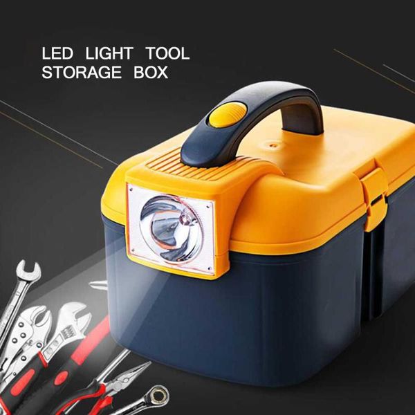 

lighting storage box led fishing gear large capacity ergonomic portable multifunction accessories