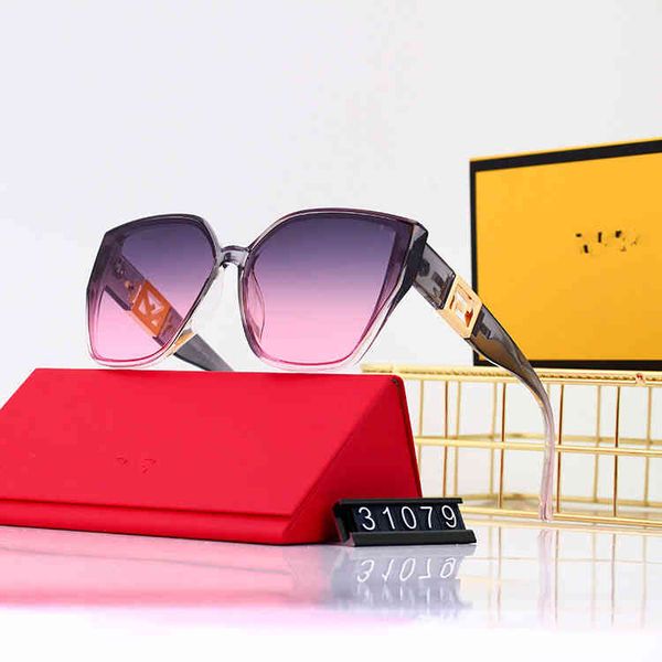 

75% off high version 2022 new sunglasses women's anti ultraviolet large frame sunglasses fashion frameless glasses, White;black