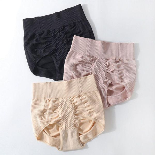 

female body shaping pants postpartum waist training underwear high elastic cotton breathable women's shapers, Black;white