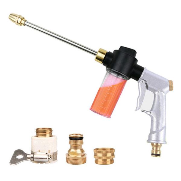 

watering equipments high pressure water gun garden hose sprayer washing machine car washer spray nozzle foam sprinkler irrigation set tools
