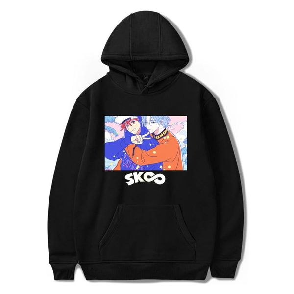 

women's hoodies & sweatshirts anime sk8 the infinity hoodie printed langa for men/women harajuku pullover oversized jacket manga cloth, Black