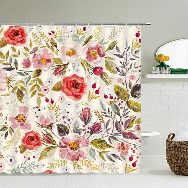 

shower curtains beautiful flower rose sunflower valentine's day curtain waterproof bathroom decoration home furnishing