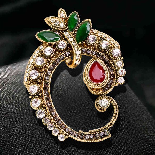 

luxury designers popular court style baroque hollow lace brooch accessories xmas gifts, Gray