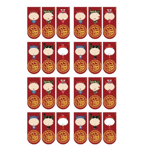 

gift wrap cartoon ox packets lucky money wedding birthday cute spring festival multifunctional chinese year paper red envelopes