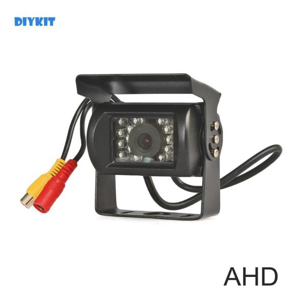 

car rear view cameras& parking sensors diykit ahd dc12v 120 degree waterproof color reverse backup truck bus camera with ir night vision