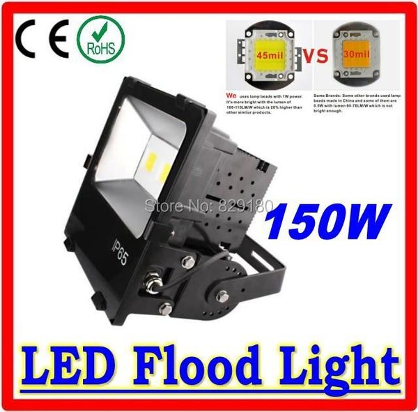 

flood lamp 150w led outdoor spotlight ac85-265v warm white/cold white/ floodlights