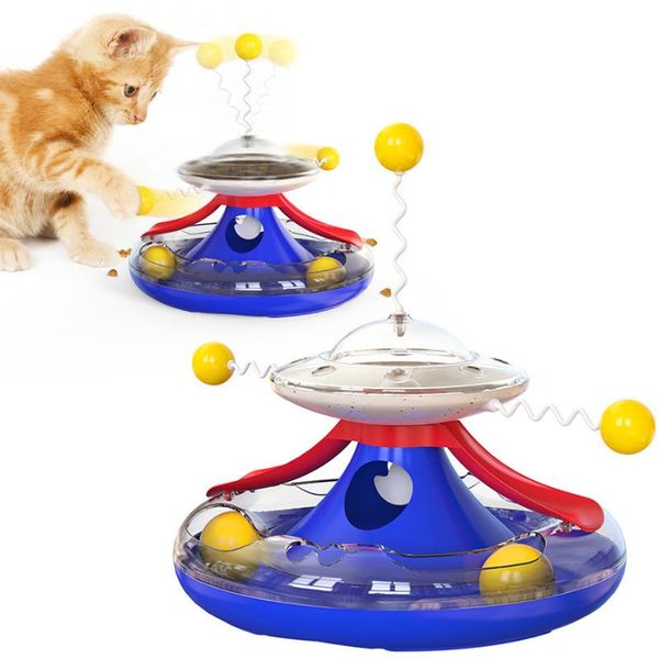

cat toys toy spring track windmill turntable leaking food tumbler tunnel pet baseball funny boring educational