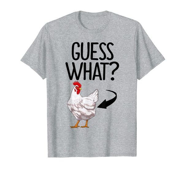 

guess what funny country farm animal t-shirt, White;black