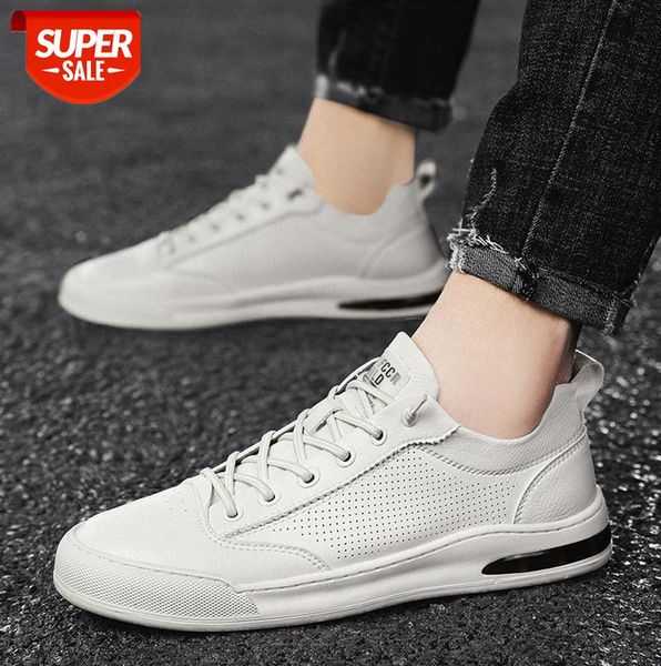 

men's shoes white breathable hollow casual all-match korean trendy #259g