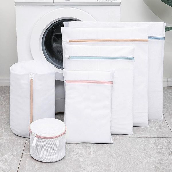 

macaron color laundry bag suit 70g thick fine mesh care washing and bags
