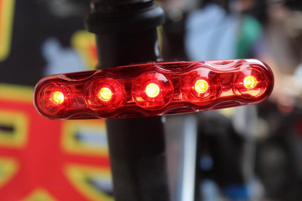 

bike lights bicycle light rear 6 modes taillight 5 led lamp taillights safety warning 2021