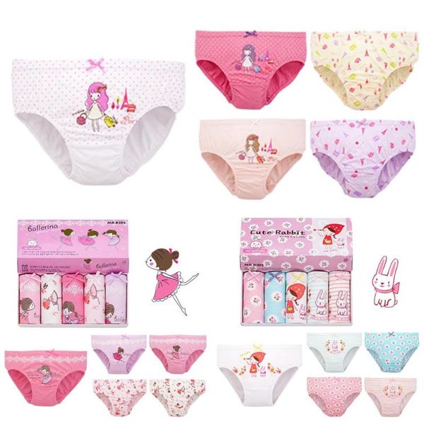 

panties 5pcs girls cotton briefs children kids soft cartoon printed underwear, Camo