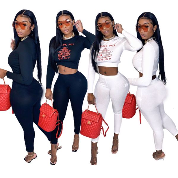 

capris women hollow suits out of navel fashion mesh suit crew neck sweater sports pants joint, Black;white