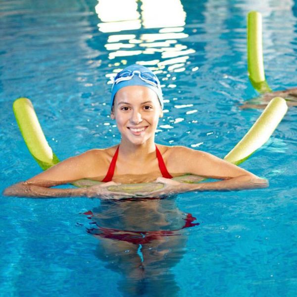 

pool & accessories 1pcs swimming aid floating foam sticks noodle sponge tube water floats kids adults toys multi-color 7.5x150cm