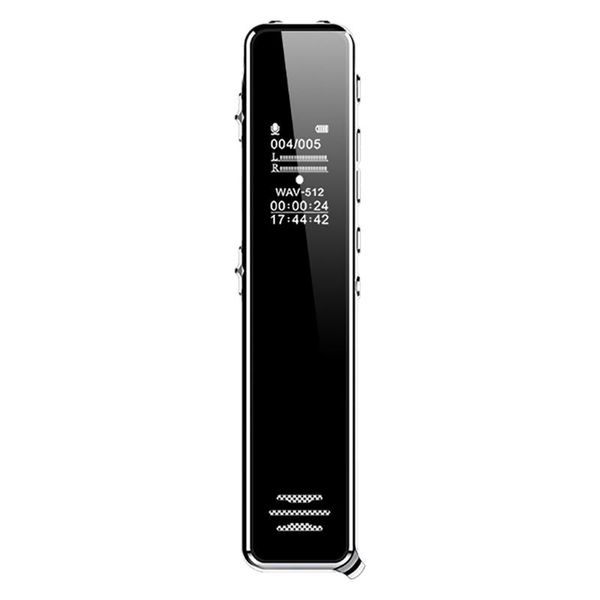 

digital voice recorder recorder, 8gb one key stereo hd audio recording device with noise reduction for lectures