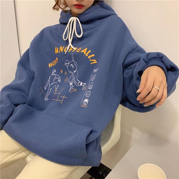

women's hoodies & sweatshirts real s plus velvet 250g winter korean style, Black